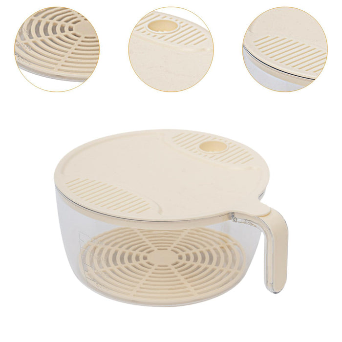 Food Storage Basket Decor Cleaning Drain Bowl for Restaurant Counter Buffet 20.5cmx10.5cm