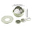 Colander with Mixing Bowl Set Utility Veggie Wash for Slicing Cooking Baking Light Green