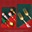 2Pcs Christmas Spoon and Fork Set Xmas Dessert Spoons for Iced Tea Ice Cream Santa Claus