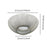 Snack Tray Hollow Design Iron Fruit Basket for Kitchen Countertop Restaurant Silver