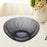 Snack Tray Hollow Design Iron Fruit Basket for Kitchen Countertop Restaurant Black