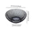 Snack Tray Hollow Design Iron Fruit Basket for Kitchen Countertop Restaurant Black