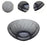 Snack Tray Hollow Design Iron Fruit Basket for Kitchen Countertop Restaurant Black