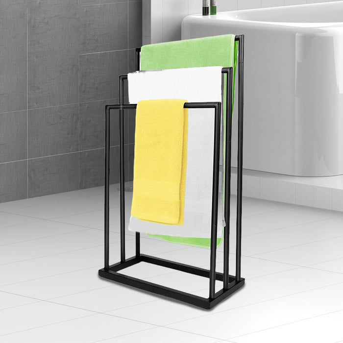 Standing Towel Rack Sturdy Hand Towel Drying Rack for Household Laundry Home