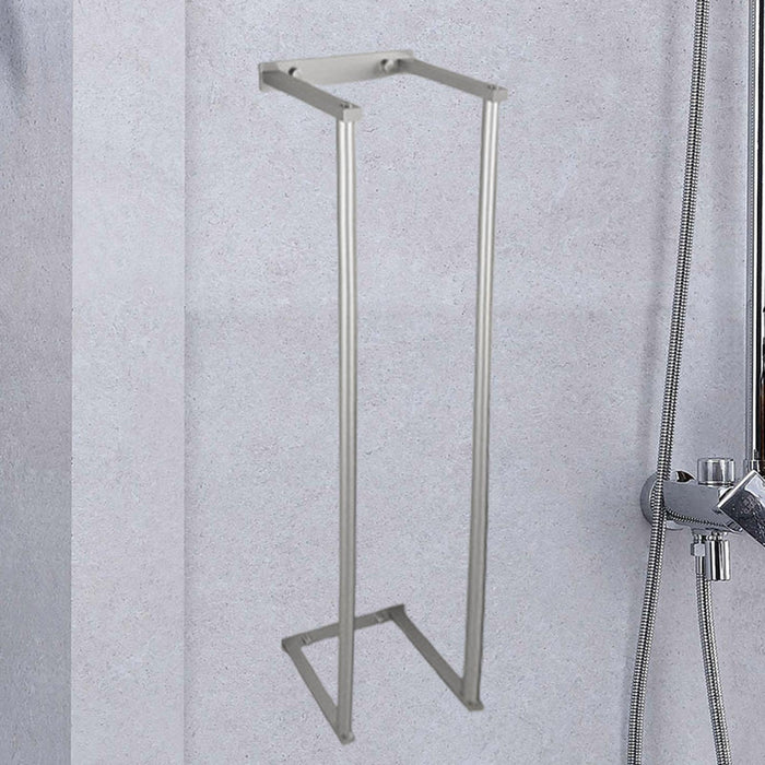 Towel Rack for Bathroom Wall Mount Organizer Bath Towel Holder for Washcloth White