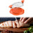 Chicken Shredder Ergonomic Handle Meat Shredder Machine for Pulled Beef Meat orange