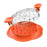 Chicken Shredder Ergonomic Handle Meat Shredder Machine for Pulled Beef Meat orange