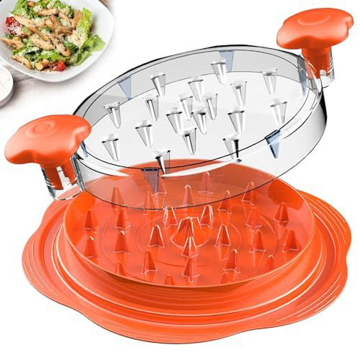 Chicken Shredder Ergonomic Handle Meat Shredder Machine for Pulled Beef Meat orange