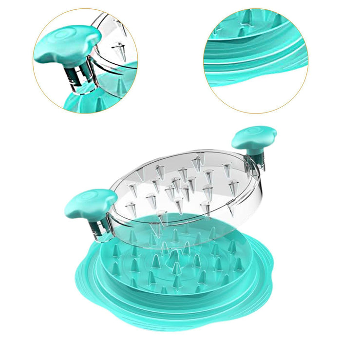 Chicken Shredder Ergonomic Handle Meat Shredder Machine for Pulled Beef Meat blue