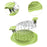 Chicken Shredder Ergonomic Handle Meat Shredder Machine for Pulled Beef Meat green