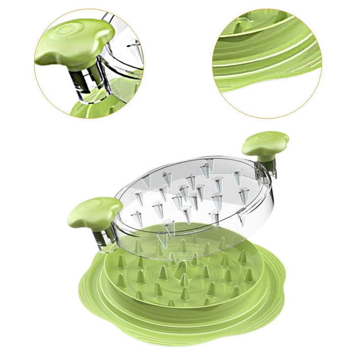 Chicken Shredder Ergonomic Handle Meat Shredder Machine for Pulled Beef Meat green