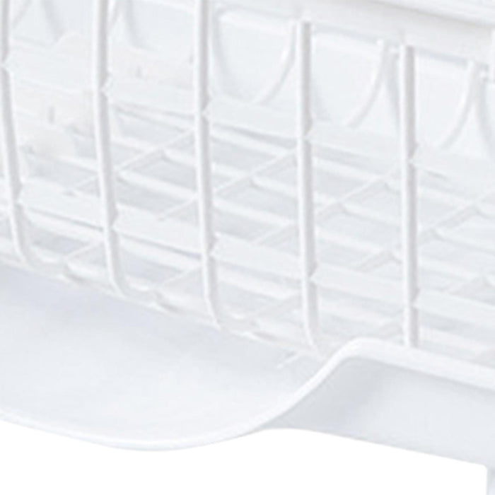 Dish Drying Rack Sink Shelf Sink Organizer Rack for Bathroom Home Countertop white