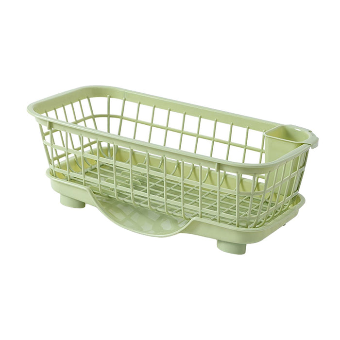 Dish Drying Rack Sink Shelf Sink Organizer Rack for Bathroom Home Countertop green