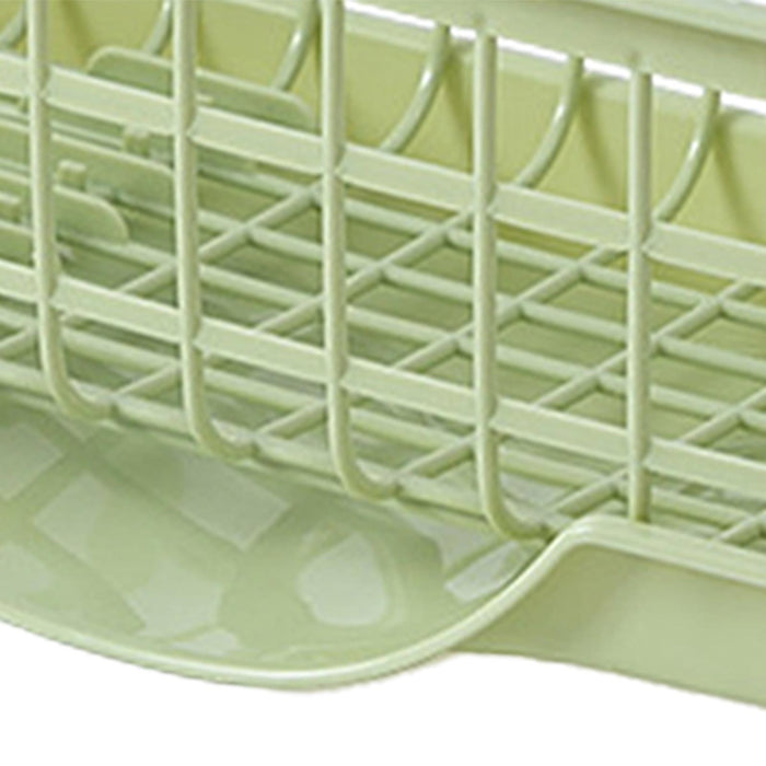 Dish Drying Rack Sink Shelf Sink Organizer Rack for Bathroom Home Countertop green