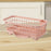 Dish Drying Rack Sink Shelf Sink Organizer Rack for Bathroom Home Countertop pink