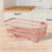 Dish Drying Rack Sink Shelf Sink Organizer Rack for Bathroom Home Countertop pink