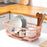 Dish Drying Rack Sink Shelf Sink Organizer Rack for Bathroom Home Countertop pink