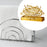 Upright Paper Napkin Holder Tissue Dispenser for Indoor Outdoor Kitchen Home Camphor leaf Gold