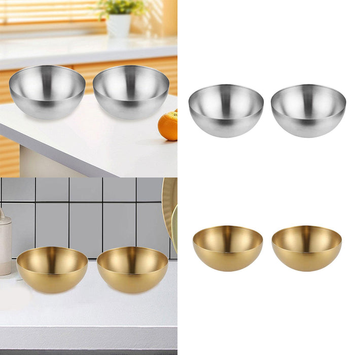 Stainless Steel Basin Baking Accessory Wash Basin for Dessert Snacks Cooking Silver