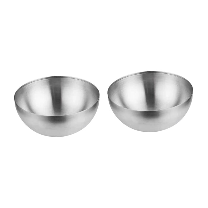 Stainless Steel Basin Baking Accessory Wash Basin for Dessert Snacks Cooking Silver