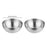 Stainless Steel Basin Baking Accessory Wash Basin for Dessert Snacks Cooking Silver