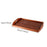 Wooden Serving Tray Multi-scenario Food Tray for Party Dining Room Household Small