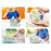 Rotating Snack Plate Compact Divided Serving Dishes for Cafe Household Party