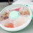 Rotating Snack Plate Compact Divided Serving Dishes for Cafe Household Party