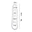 Stainless Steel Spaghetti Measurer Tool Pasta Ruler Noodle Serving Size Tool silvery