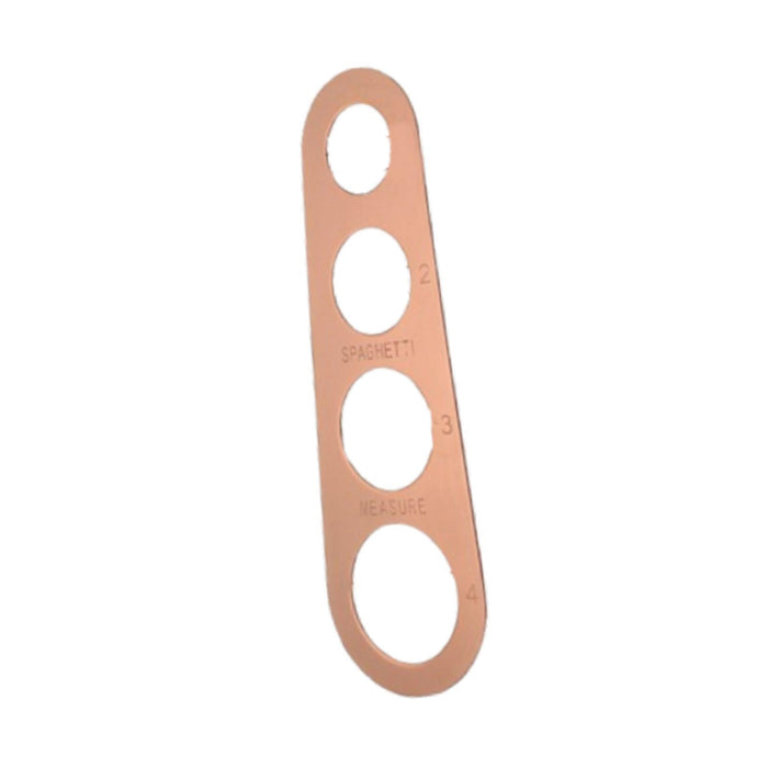 Stainless Steel Spaghetti Measurer Tool Pasta Ruler Noodle Serving Size Tool rose gold