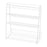 Spice Rack Organizer Portable Bathroom Vanity Organizer for Bathroom Cabinet White