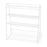 Spice Rack Organizer Portable Bathroom Vanity Organizer for Bathroom Cabinet White