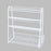 Spice Rack Organizer Portable Bathroom Vanity Organizer for Bathroom Cabinet White