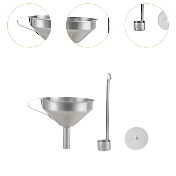 Wine Pouring Funnel Tool Practical Wine for Liquid Oil Dispensing Tool Mouth Diameter5.3cm