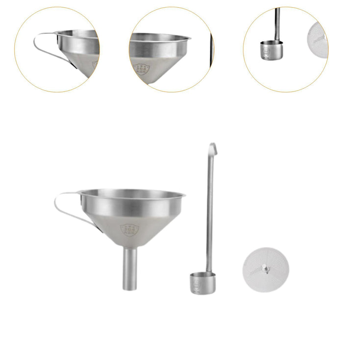 Wine Pouring Funnel Tool Practical Wine for Liquid Oil Dispensing Tool Mouth Diameter6.5cm