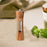 Wood Salt Grinder Small-size Easy to Use Peppermill for Sesame Kitchen Hotel 1 Piece