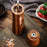 Wood Salt Grinder Small-size Easy to Use Peppermill for Sesame Kitchen Hotel 1 Piece