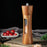 Wood Salt Grinder Small-size Easy to Use Peppermill for Sesame Kitchen Hotel 1 Piece