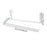 Wall Mounted Paper Holder Kitchen Cupboard Paper Towel Holder Bathroom Hotel white