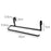 Wall Mounted Paper Holder Kitchen Cupboard Paper Towel Holder Bathroom Hotel white