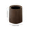 Wood Grain Plastic Trash Can Open Top for Bedroom Indoor Outdoor Living Room without base