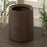 Wood Grain Plastic Trash Can Open Top for Bedroom Indoor Outdoor Living Room without base