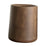 Wood Grain Plastic Trash Can Open Top for Bedroom Indoor Outdoor Living Room with base