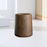 Wood Grain Plastic Trash Can Open Top for Bedroom Indoor Outdoor Living Room with base