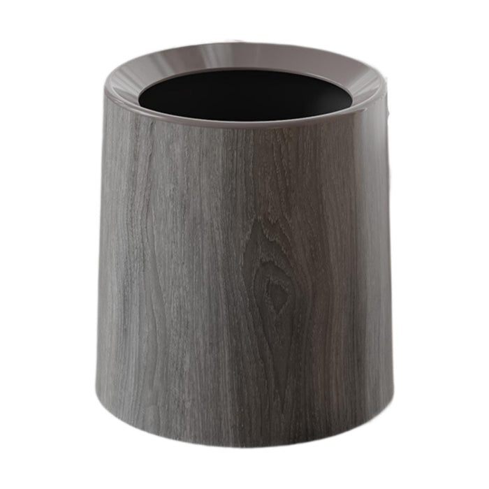 Wood Grain Trash Can Room Aesthetic Stylish for Entryway Bathroom Study Room without base