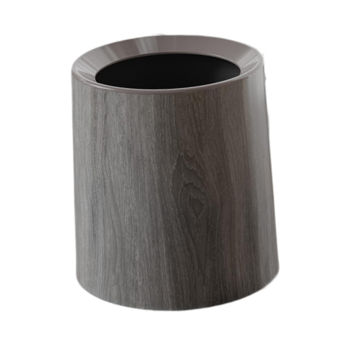 Wood Grain Trash Can Room Aesthetic Stylish for Entryway Bathroom Study Room without base