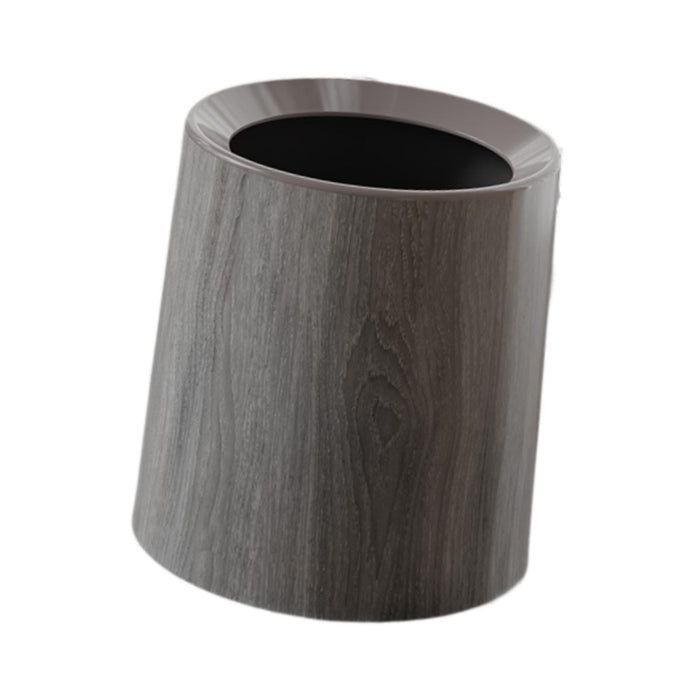 Wood Grain Trash Can Room Aesthetic Stylish for Entryway Bathroom Study Room without base