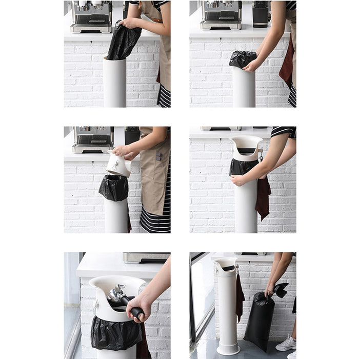 25Pcs Garbage Bags Espresso Grounds Knock Box Bin Liners for Coffee Shop