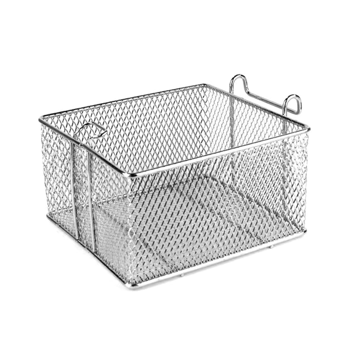 Wire Mesh Deep Frying Basket 10x7.6x5.5inch for Kitchen Anti Scalding Handle