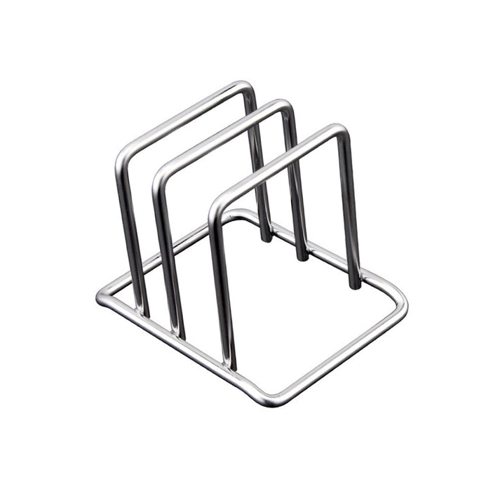 Cutting Board Holder Rack Compact Metal Kitchen Accessory for Plates Cabinet